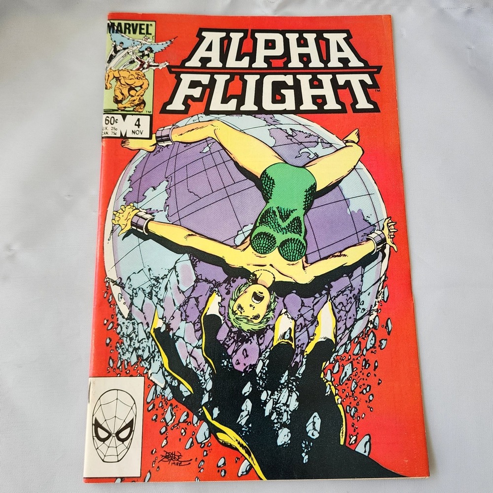 Marvel Alpha Flight #4 Comic Book November 1983 Vintage Collectible